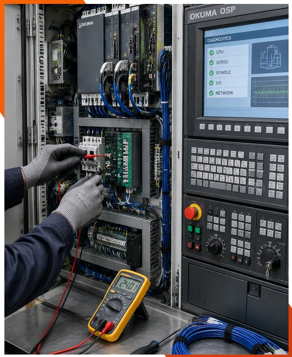 Ремонт систем ЧПУ Okuma OSP в Конаково